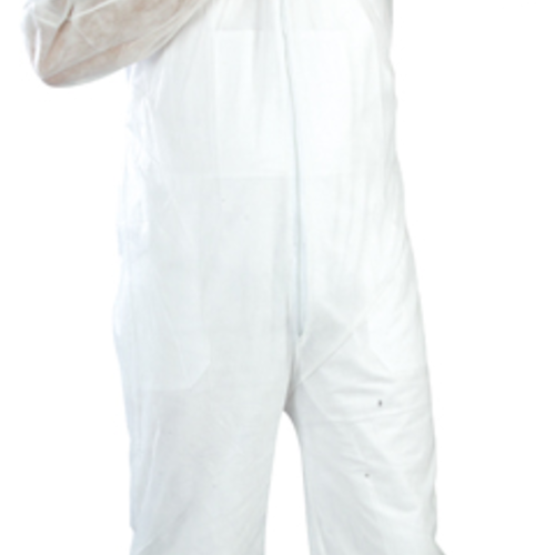 WHITE SPP COVERALL